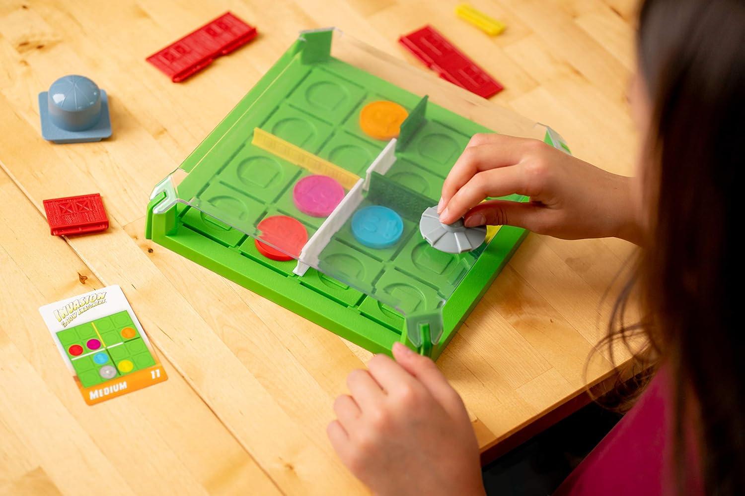 imageThink Fun Invasion of the Cow Snatchers STEM Toy and Logic Game for Boys and Girls Age 6 and Up A Magnet Maze Logic Puzzle Multi 1021Standard