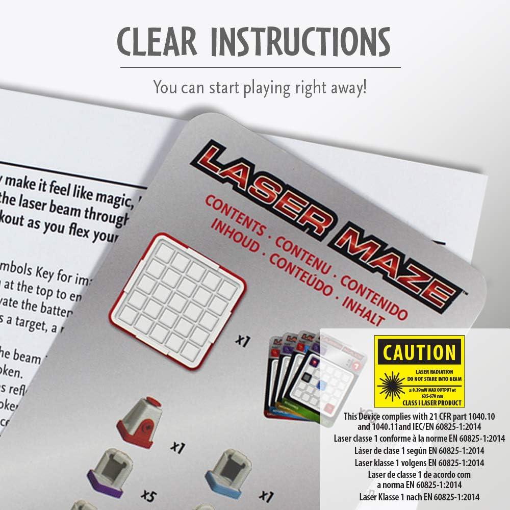 imageThink Fun Laser Maze Class 1 Brain Game and STEM Toy for Boys and Girls Age 8 and Up Award Winning and Mind Challenging Game for Kids 44001014Laser Maze