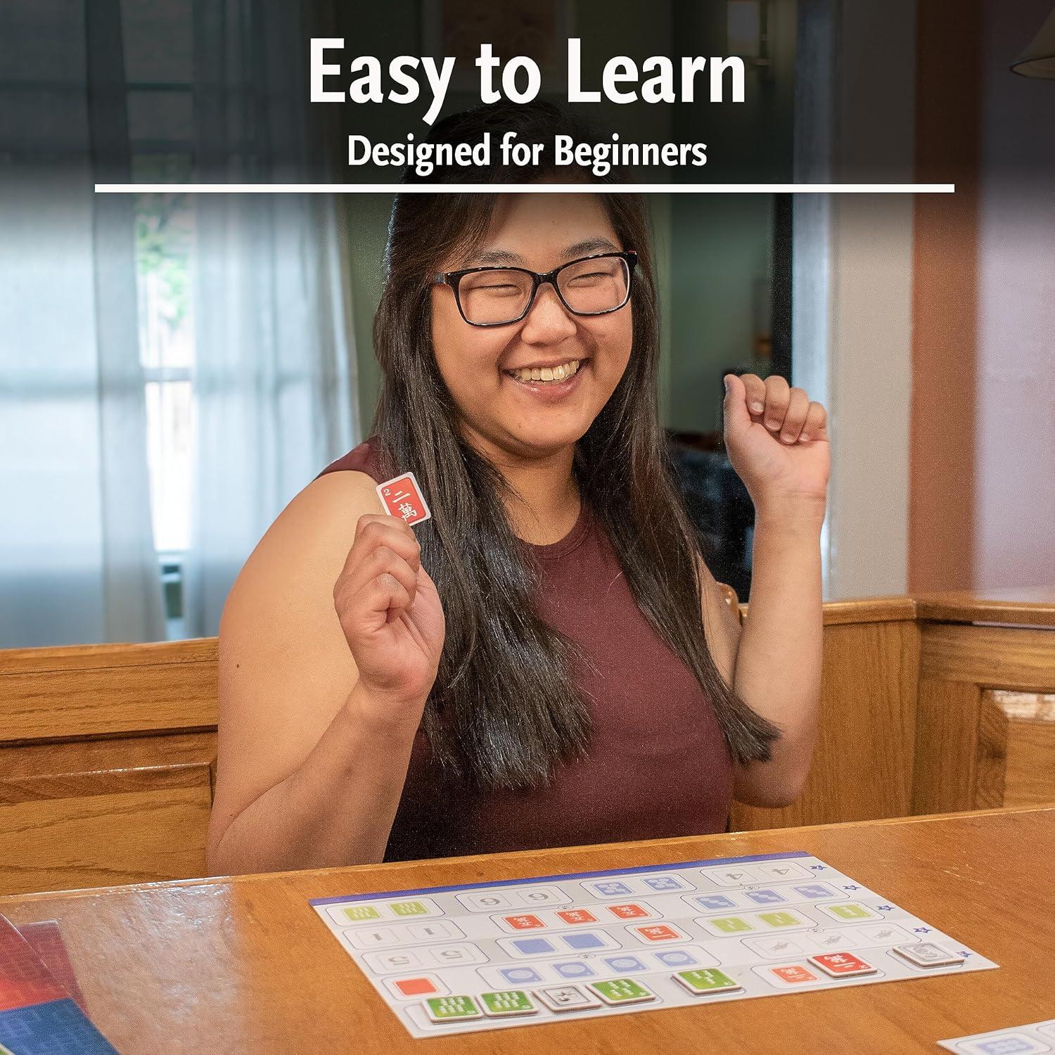 imageThinkFun Meet Mahjong The Engaging Family Board Game for 4 Teaches Basics of Mahjong Perfect for Adults and Kids Enhances Memory and Cognitive Skills