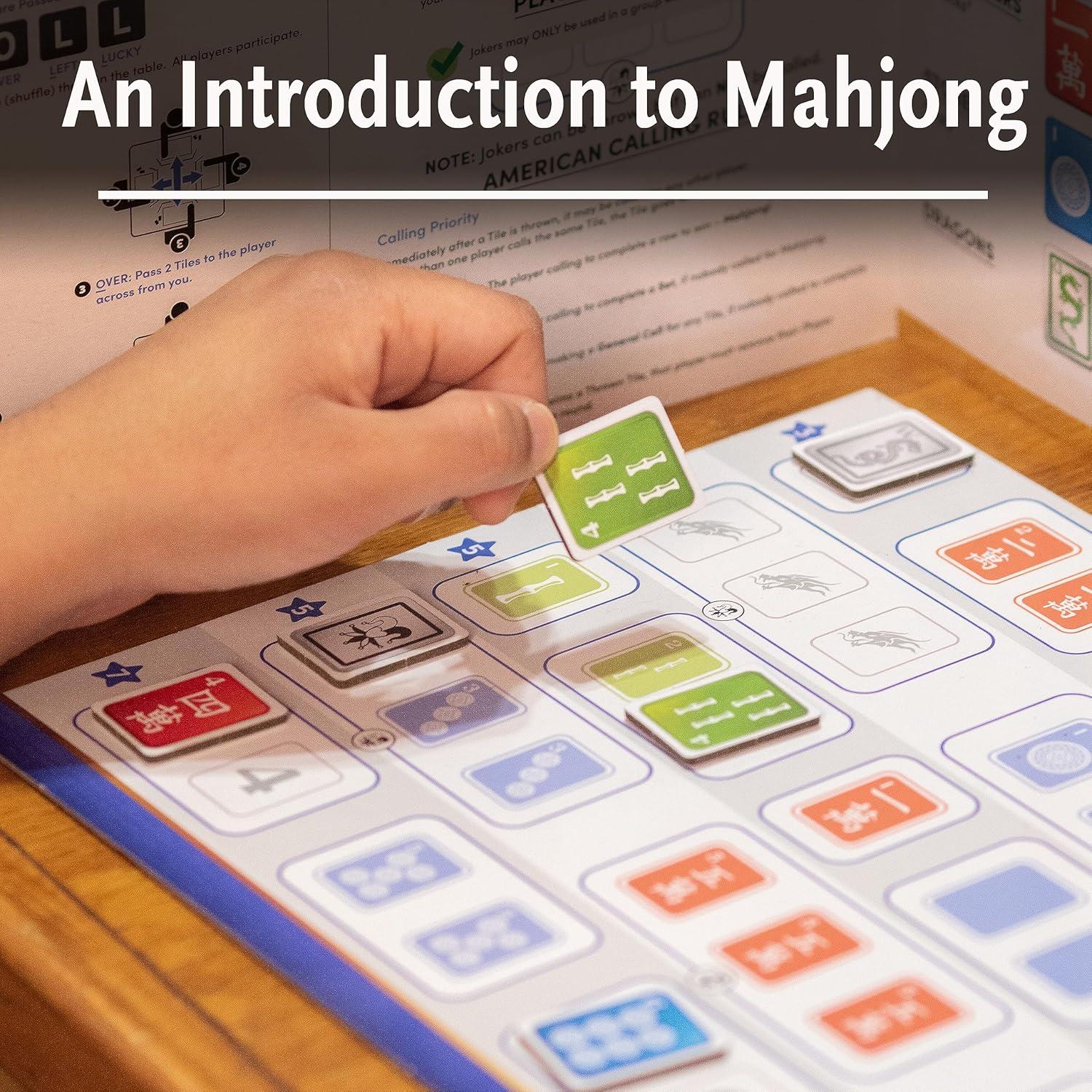 imageThinkFun Meet Mahjong The Engaging Family Board Game for 4 Teaches Basics of Mahjong Perfect for Adults and Kids Enhances Memory and Cognitive Skills