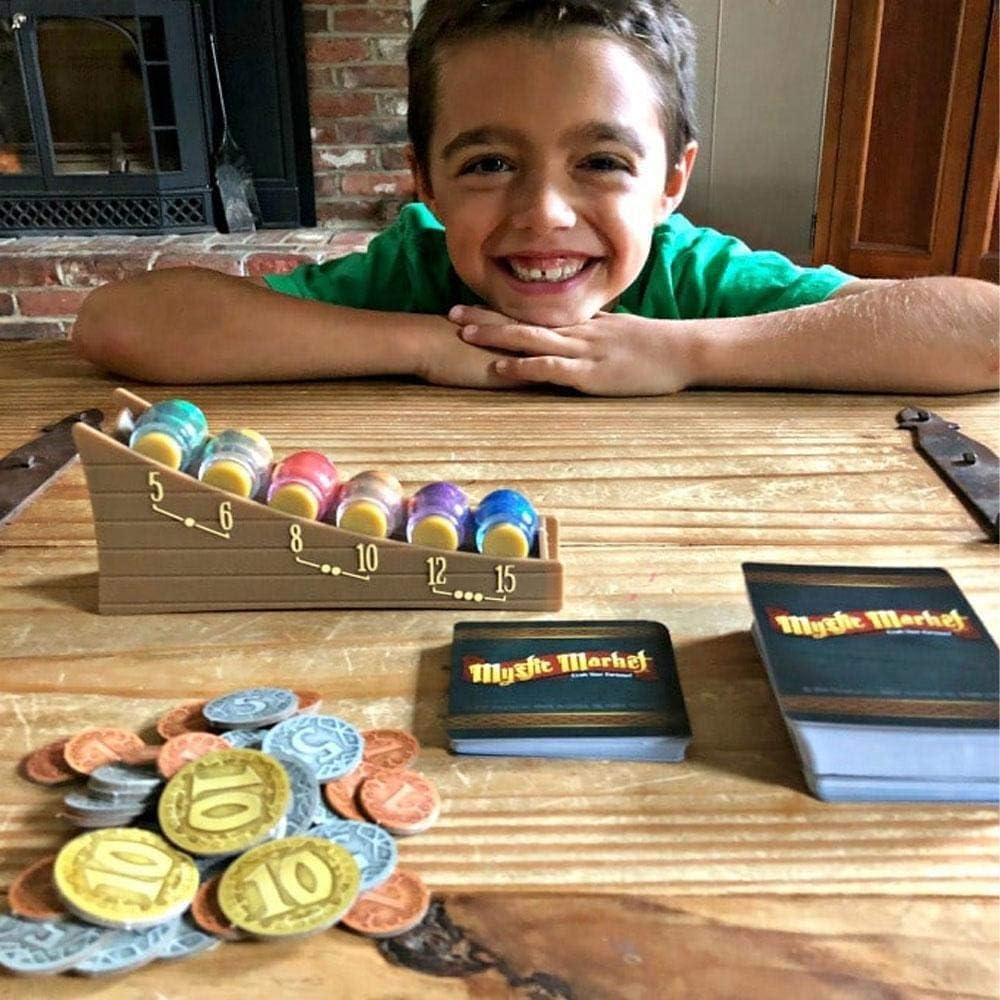 imageThinkFun Mystic Market Strategy Card Game For 24 Players Ages 10 and Up An Exciting Fast Paced Game Perfect for Both Families and Gamers Multi