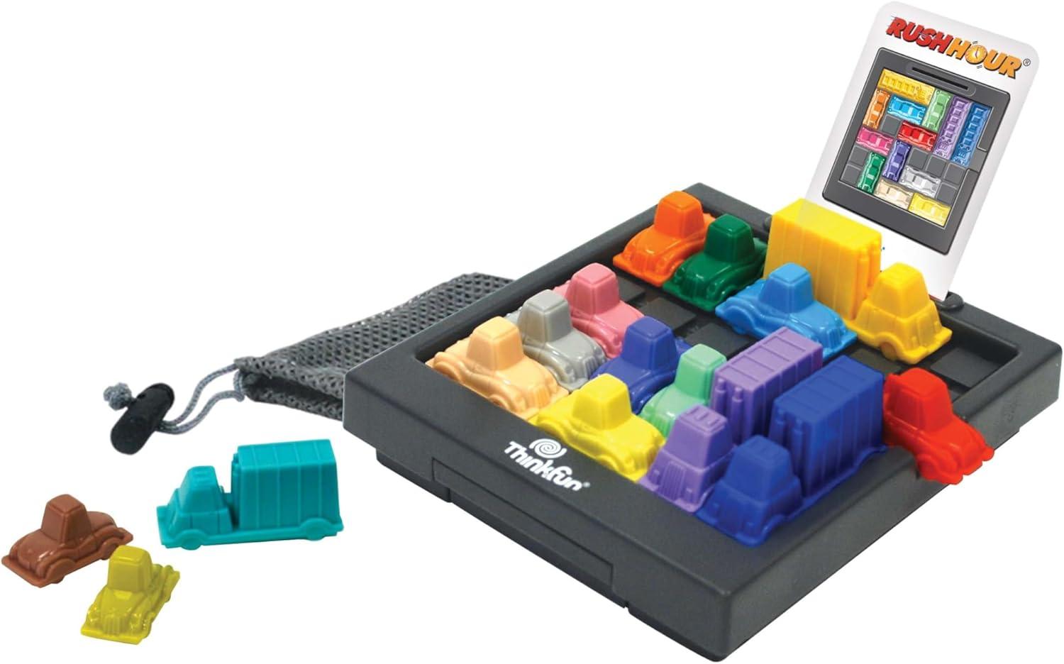 imageThinkFun Rush Hour Traffic Jam Logic Game Engaging STEM Toy for Kids Age 8 and Up Enhances Reasoning ampamp Planning Skills MESH Accredited 20 Awards Trusted Worldwide Seller for Over 20 Years800 inches W x 887 inches L x NA inches H