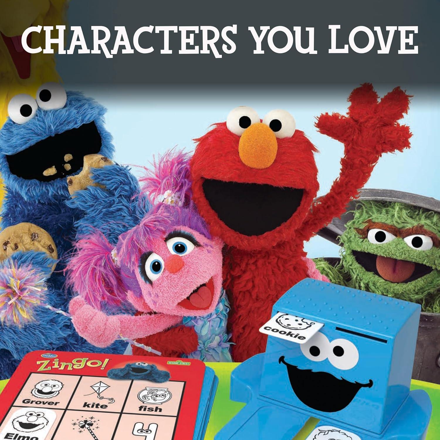 imageThinkFun Sesame Street Zingo Build Language Skills with All Your Favorite Sesame Street Characters for Ages 4ThinkFun Sesame Street Zingo Build Language Skills with All Your Favorite Sesame Street Characters for Ages 4