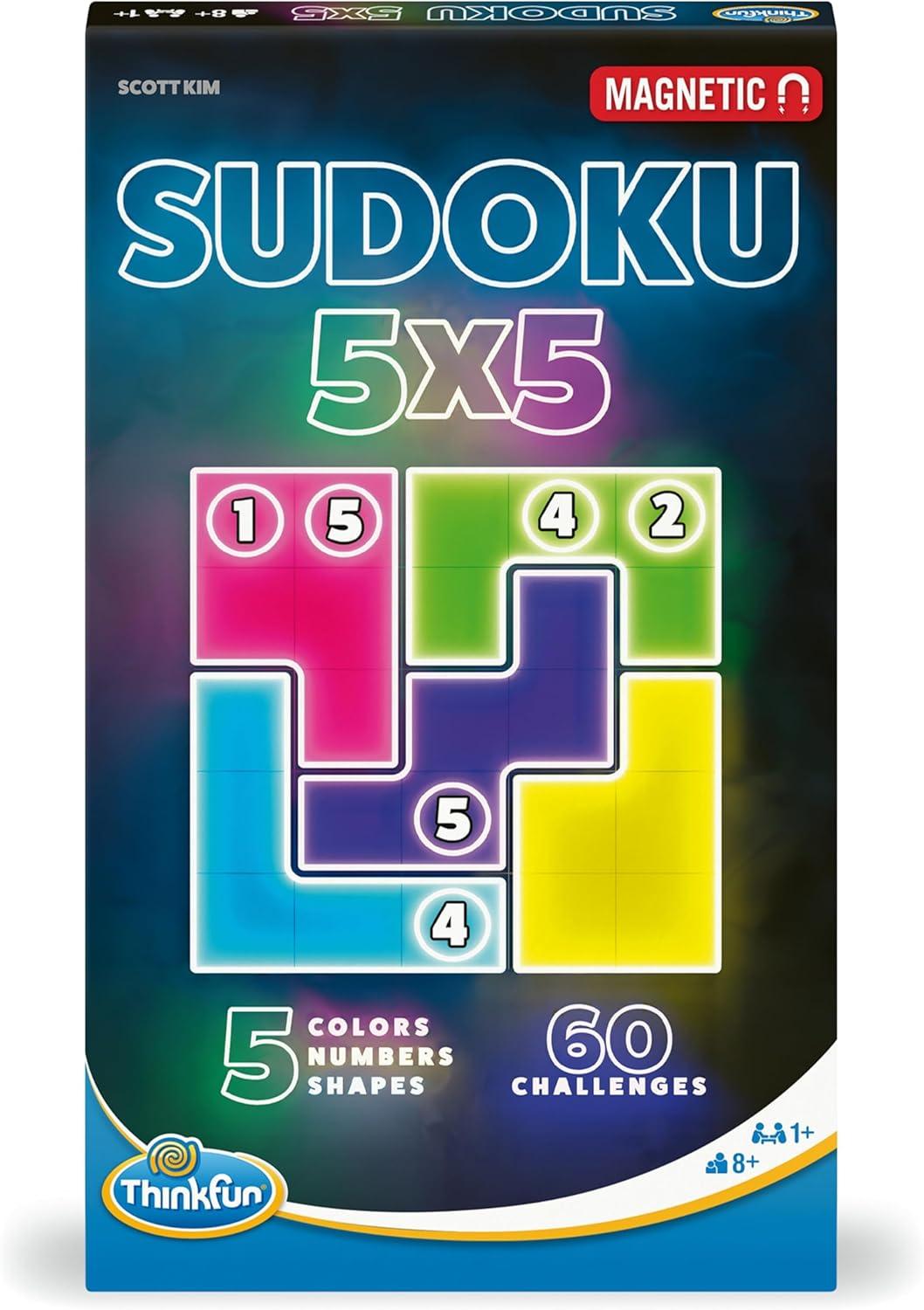 imageThinkFun Sudoku 5x5 Magnetic Travel Puzzle