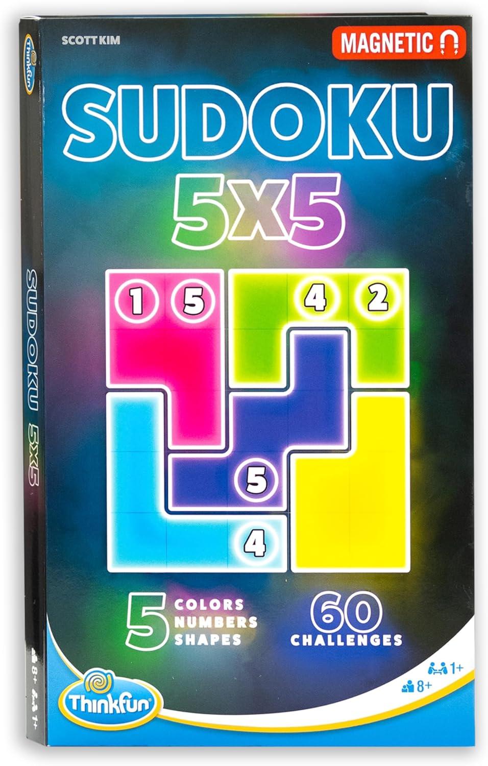 imageThinkFun Sudoku 5x5 Magnetic Travel Puzzle