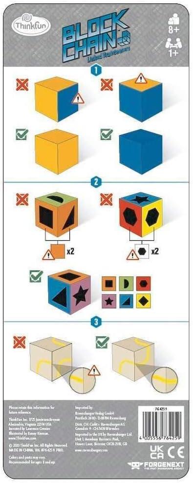 imageThinkFun Blockchain Robots STEM Toy and Logic Game for Boys and Girls Age 8 and Up The Addictive Brainteaser PuzzleBlock Chain ROBOTS