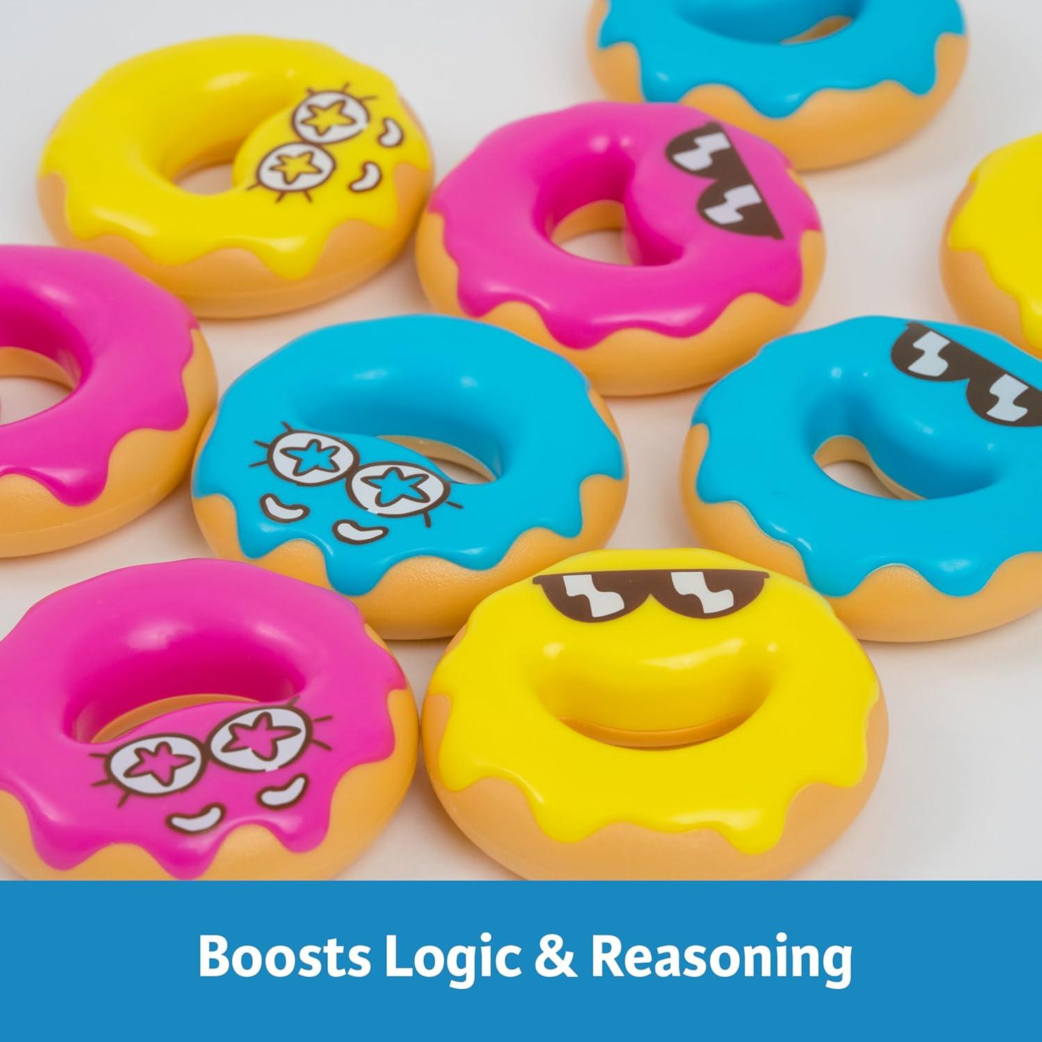 imageThinkFun Donut Detective A Deliciously Puzzling Logic Game Strengthens ProblemSolving Skills with 40 Challenging Puzzles Ages 8