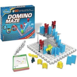 Think Fun 44001012 ThinkFun Domino Maze STEM Toy and Logic Game for Boys and Girls Age 8 and Up – Combines the Fun of Dominos With the Challenge of a Puzzle